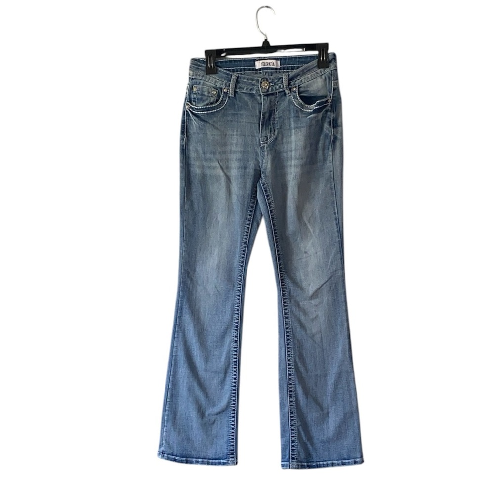 Telepatía | boot cut silver jeans size 7/28